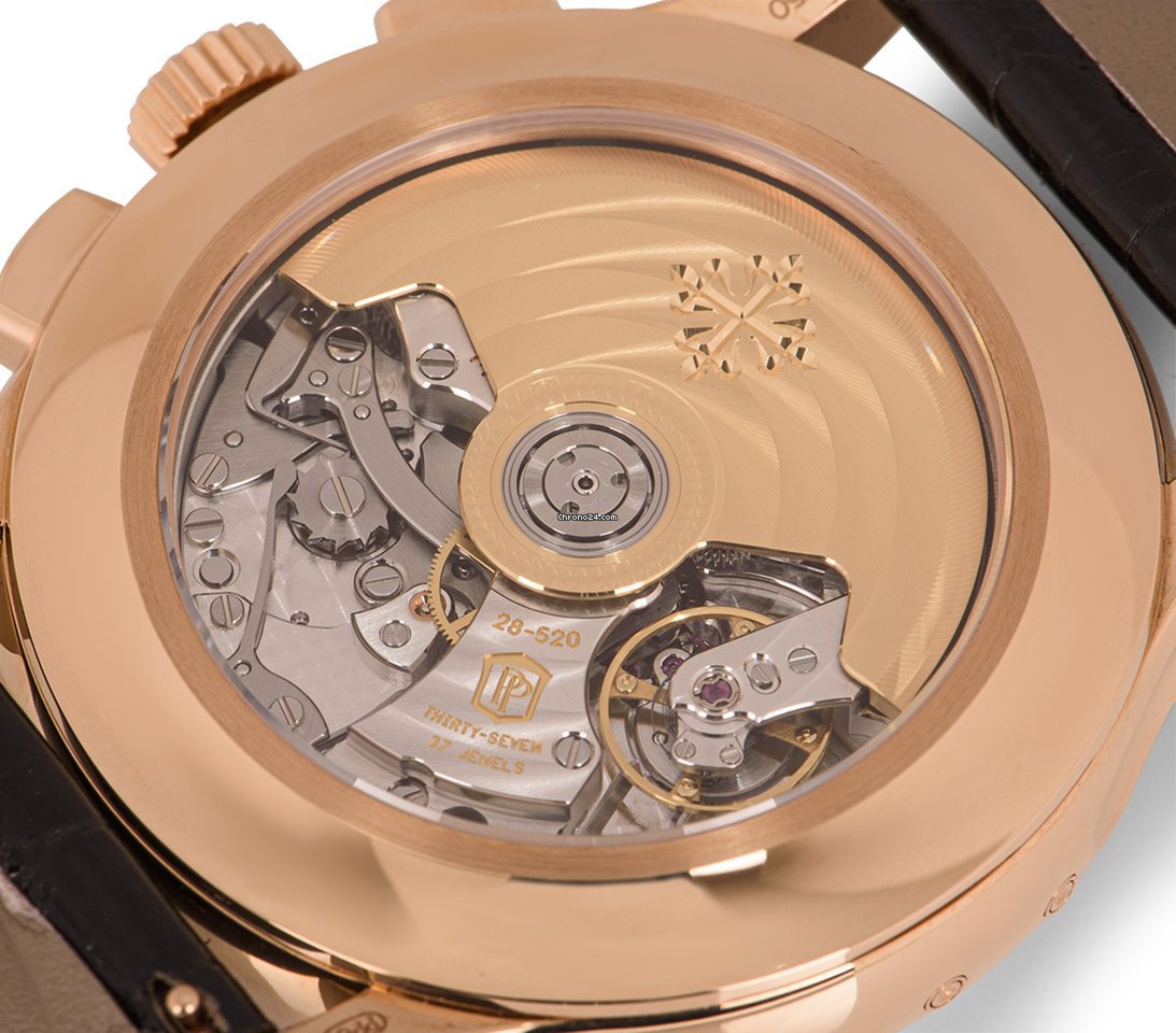 Patek Philippe Annual Calendar Chronograph Mens watch Unisex Automatic Rose gold 5905R-001 Replica 7