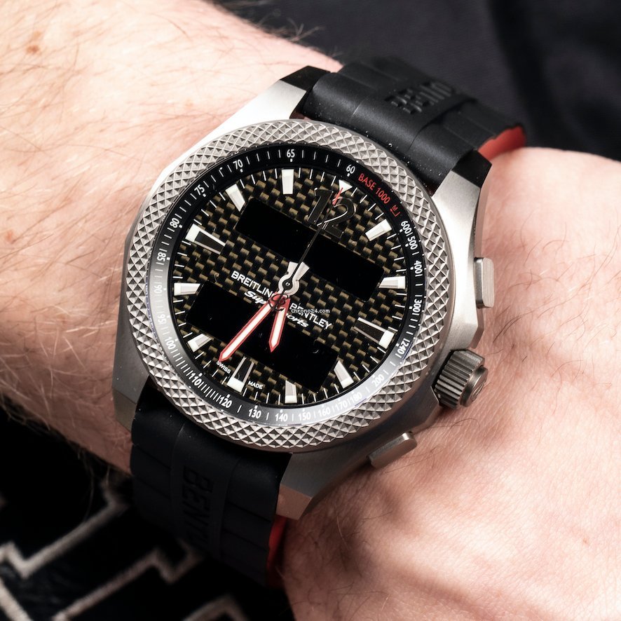 IMG_9081 Breitling Bentley Supersports Mens watch Unisex Quartz Titanium EB552022 BF47 285S Replica 7