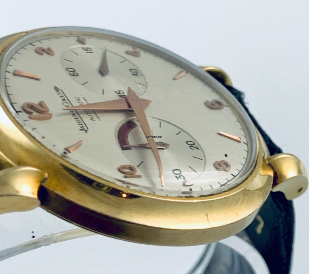 IMG_9081 Jaeger-LeCoultre Mens watch Unisex Manual winding Yellow gold Jaeger LeCoultre Futurematic 18k model 497 Replica 7