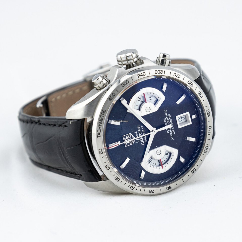 IMG_9081 TAG Heuer Grand Carrera Mens watch Unisex Automatic Steel CAV211A.FC6225 Replica 7