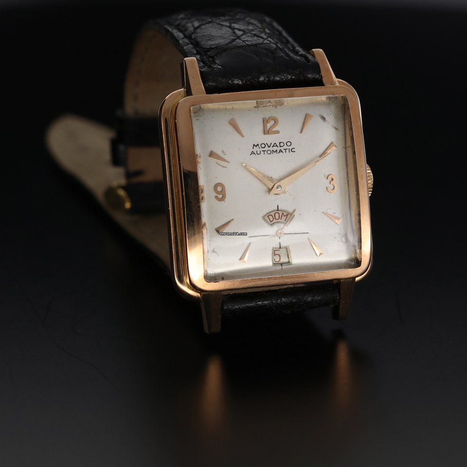 Movado Mens watch Unisex Automatic Rose gold R8477 Replica 7