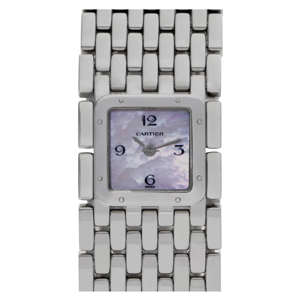 Cartier Panthere Quartz Steel W61001T9 Replica 7