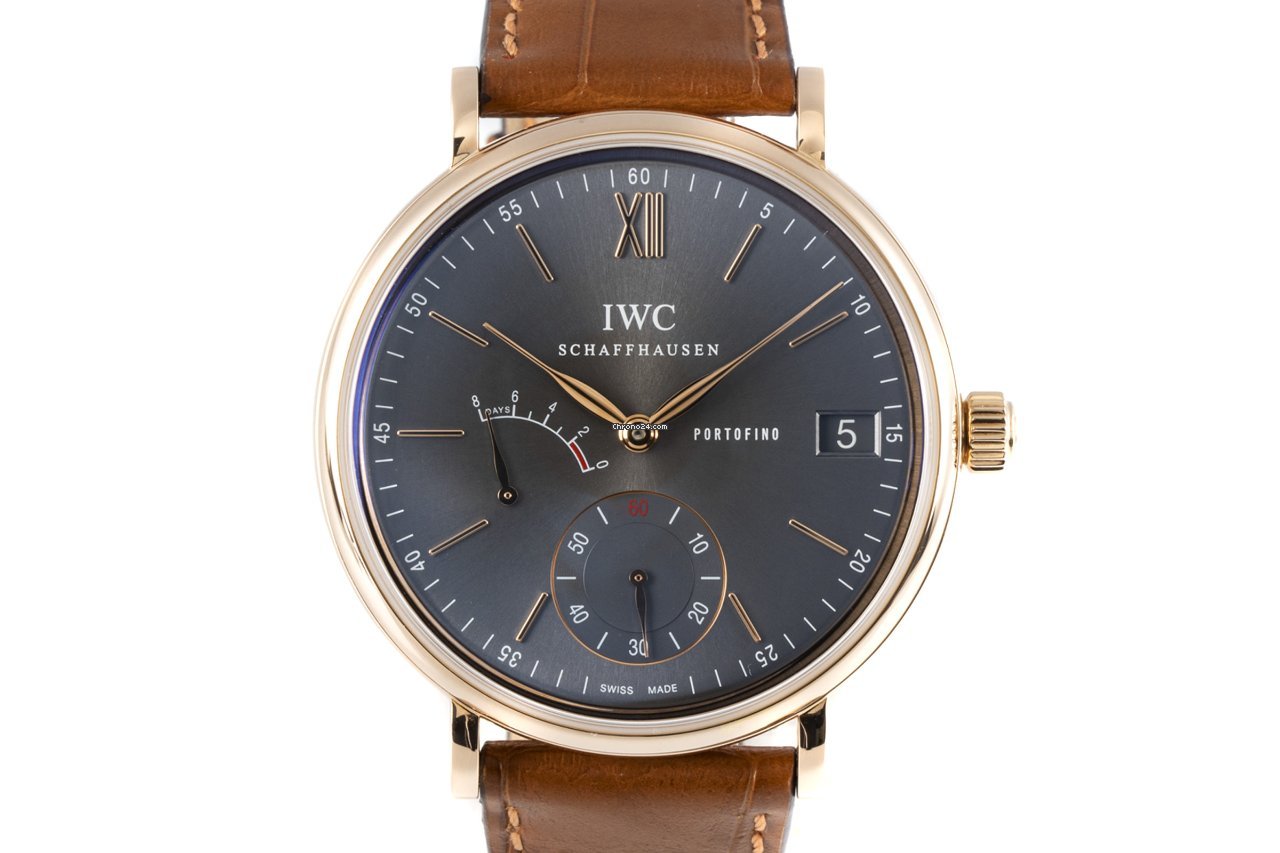 IMG_9081 IWC Portofino Hand-Wound Mens watch Unisex Manual winding Red gold 5101 Replica 7