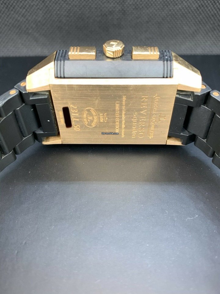 Jaeger-LeCoultre Reverso Squadra World Chronograph Mens watch Unisex Automatic Red gold JLQ702L67P Replica 7