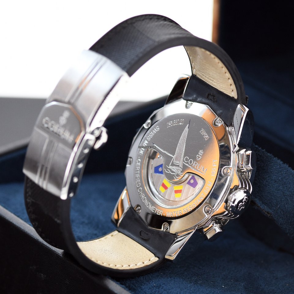 IMG_9081 Corum Admirals Cup Mens watch Unisex Automatic Steel 285.630.20 Replica 7