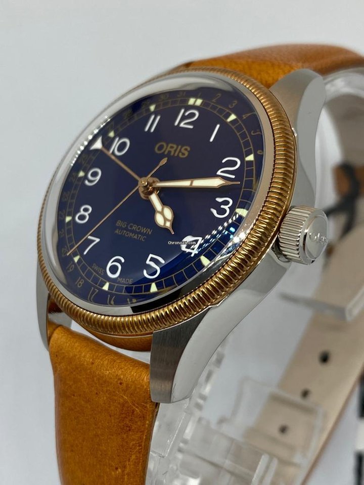 Oris Big Crown Pointer Date Mens watch Unisex Automatic Steel 01 754 7749 4365-07 5 17 66 Replica 7