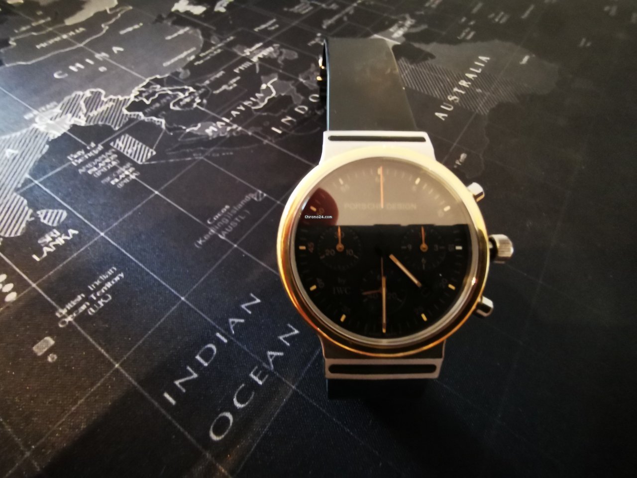 IMG_9081 Porsche Design Mens watch Unisex Quartz Gold Steel 3720-002 Replica 7
