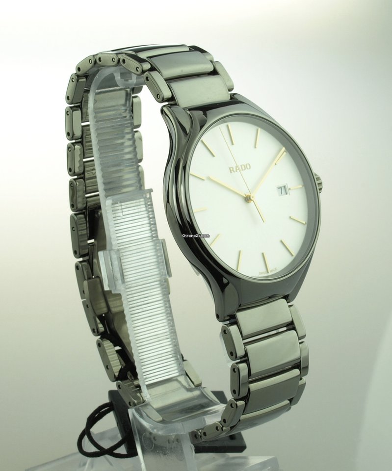 IMG_9081 Rado True Mens watch Unisex Quartz Ceramic R27239102 Replica 7