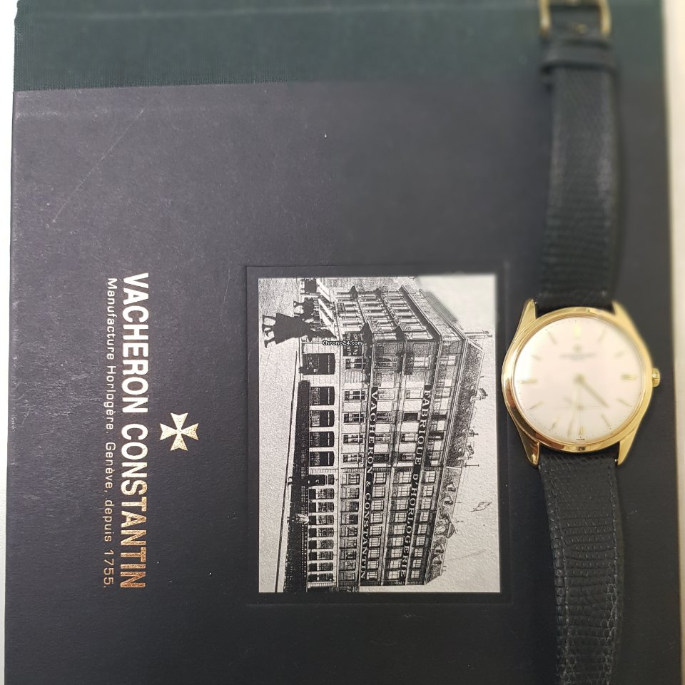 IMG_9081 Vacheron Constantin Mens watch Unisex Manual winding Yellow gold 6304 Replica 7