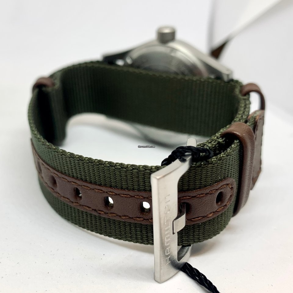 IMG_9081 Hamilton Khaki Field Mens watch Unisex Manual winding Steel H69439931 Replica 7