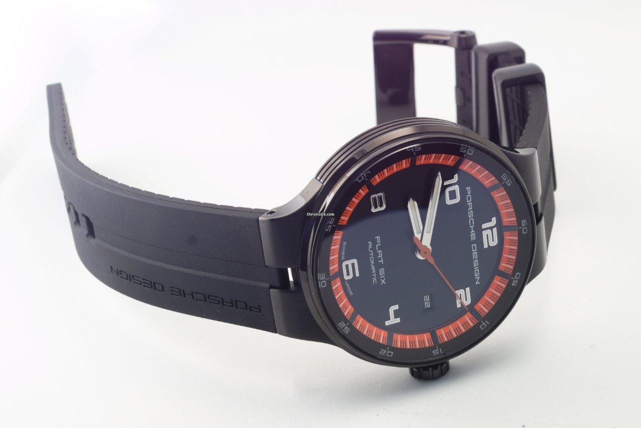 IMG_9081 Porsche Design Flat Six Mens watch Unisex Automatic Steel 6350.43.44.1254 Replica 7