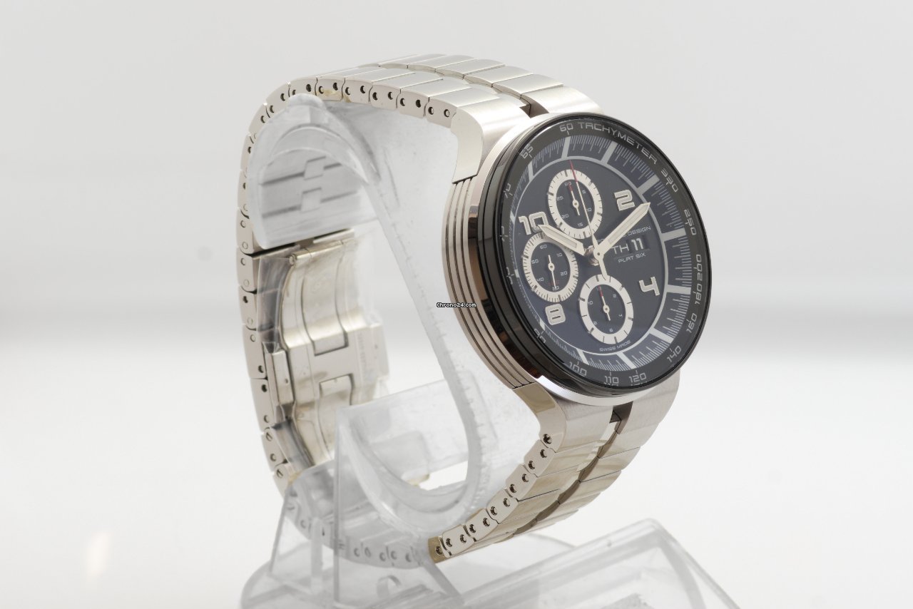 IMG_9081 Porsche Design Flat Six Mens watch Unisex Automatic Steel 6360.42.44.0276 Replica 7