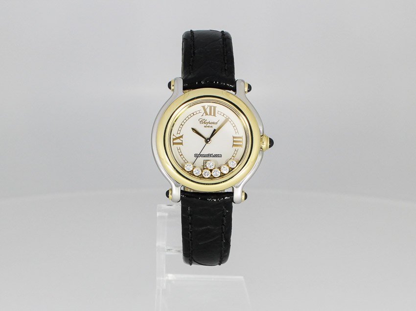 Chopard Happy Sport Womens watch Quartz Gold Steel 27 8239-23 8237 Replica 7