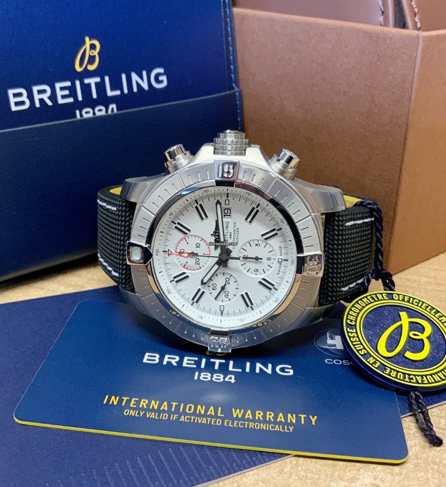 Breitling Super Avenger Mens watch Unisex Automatic Steel A133751A1A1X2 Replica 7