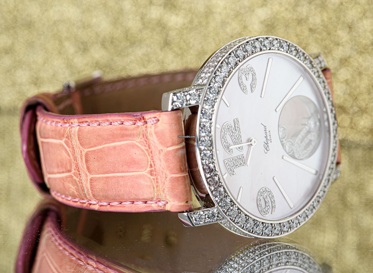 Chopard Happy Diamonds Womens watch Quartz White gold 20 7450-20 Replica 7