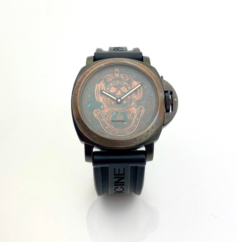 IMG_9081 Panerai Luminor Marina Mens watch Unisex Manual winding Steel PAM 00004 Replica 7