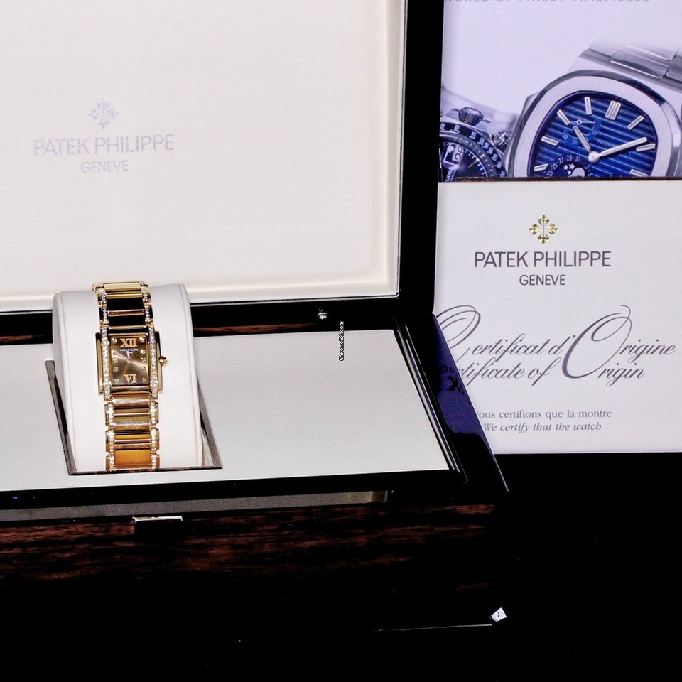 Patek Philippe Twenty~4 Mens watch Unisex Quartz Rose gold 4908 30R-010 Replica 7