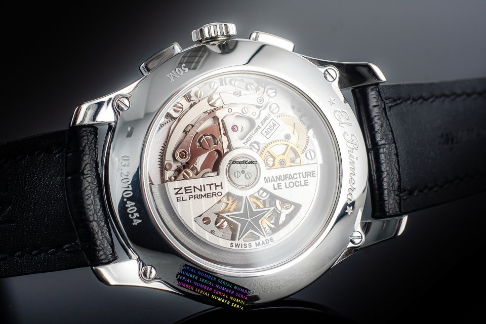 IMG_9081 Zenith El Primero Winsor Annual Calendar Mens watch Unisex Automatic Steel 03.2070.4054 Replica 7