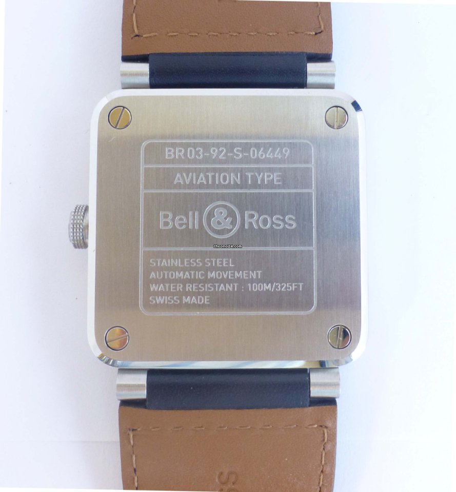 IMG_9081 Bell & Ross BR 03-92 Steel Mens watch Unisex Automatic Steel BR0392-BLU-ST SCA Replica 7