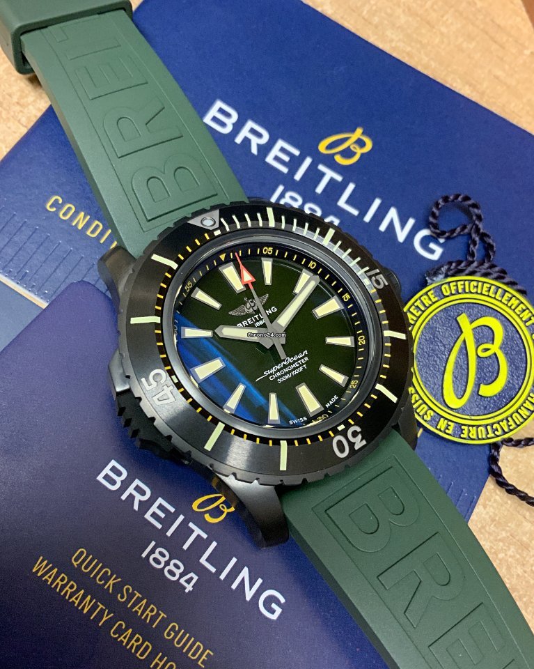 IMG_9081 Breitling Superocean Mens watch Unisex Automatic Titanium V17369241L1S1 Replica 7