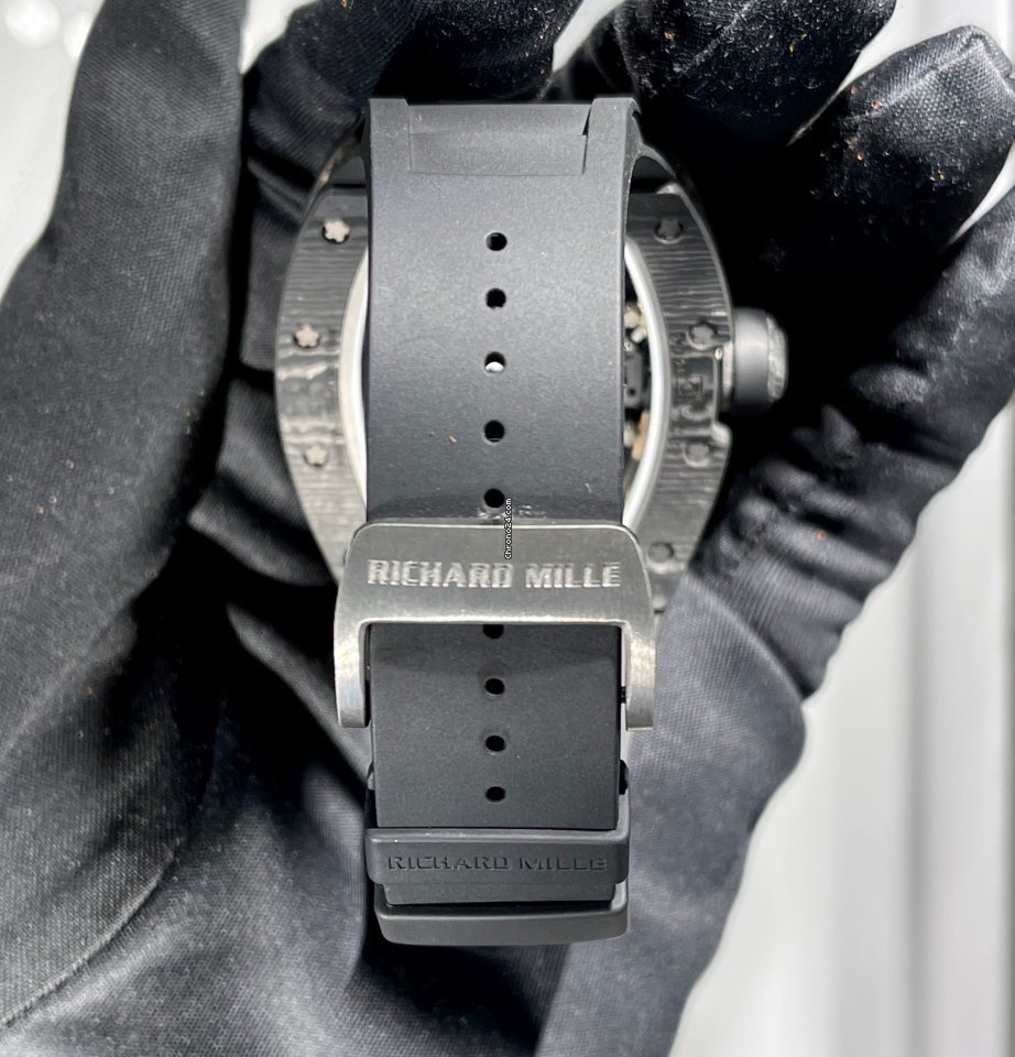 Richard Mille RM 055 Mens watch Unisex Manual winding Rose gold RM 055 Bubba Watson Replica 7