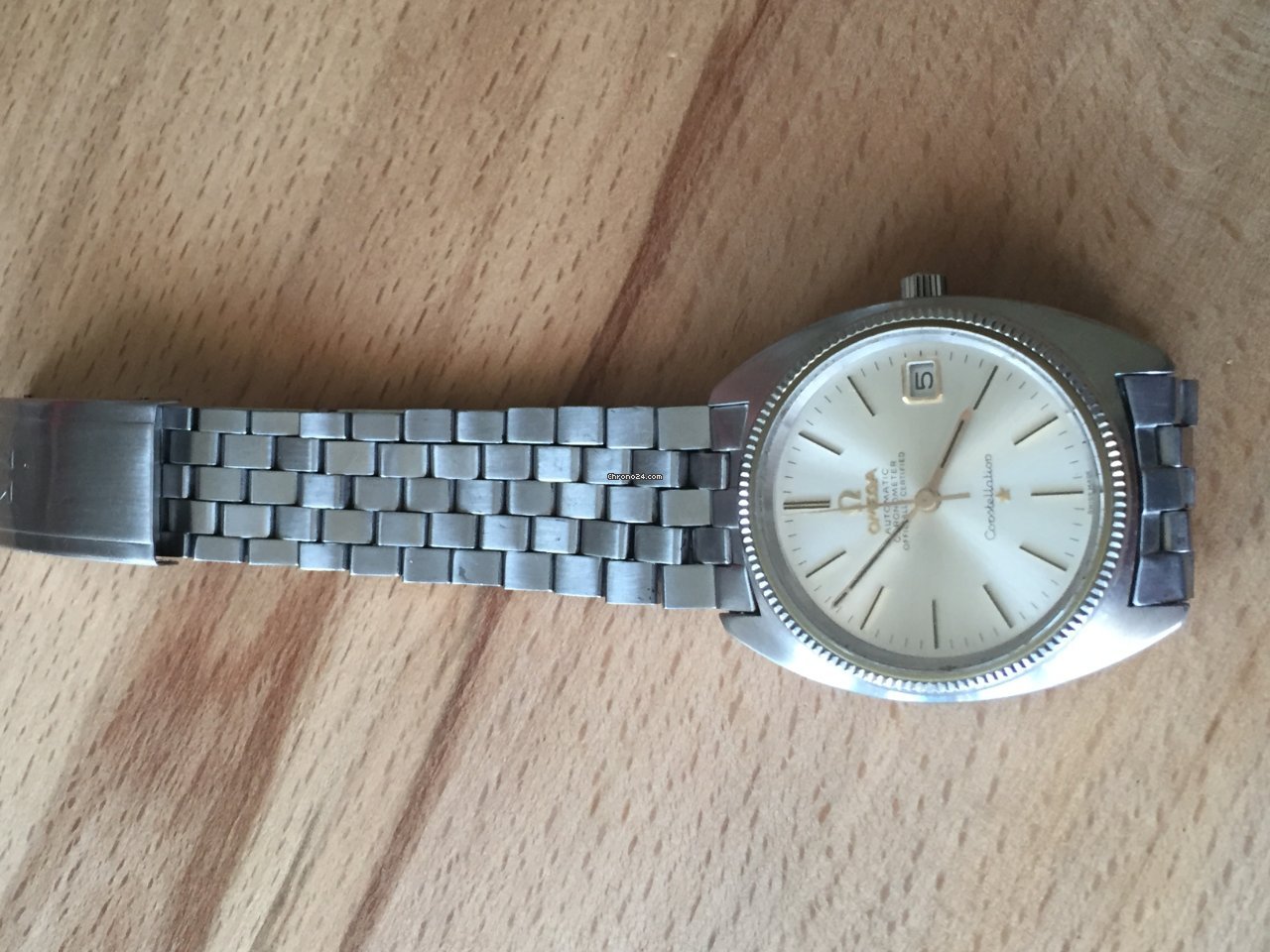 Omega Constellation Mens watch Unisex Automatic Steel 168.017 Replica 7