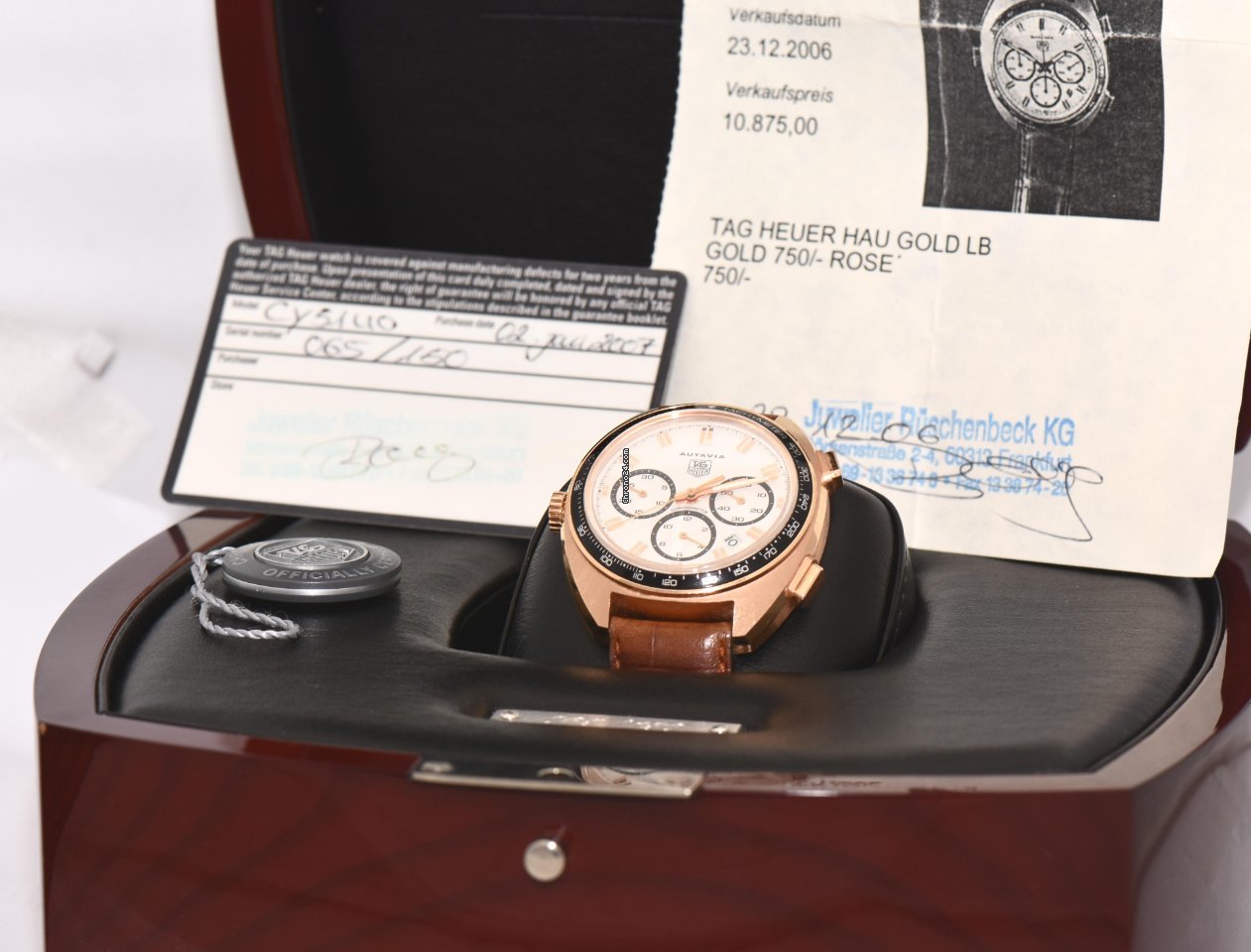 IMG_9081 TAG Heuer Autavia Automatic Rose gold CY5140.FC8158 Replica 7