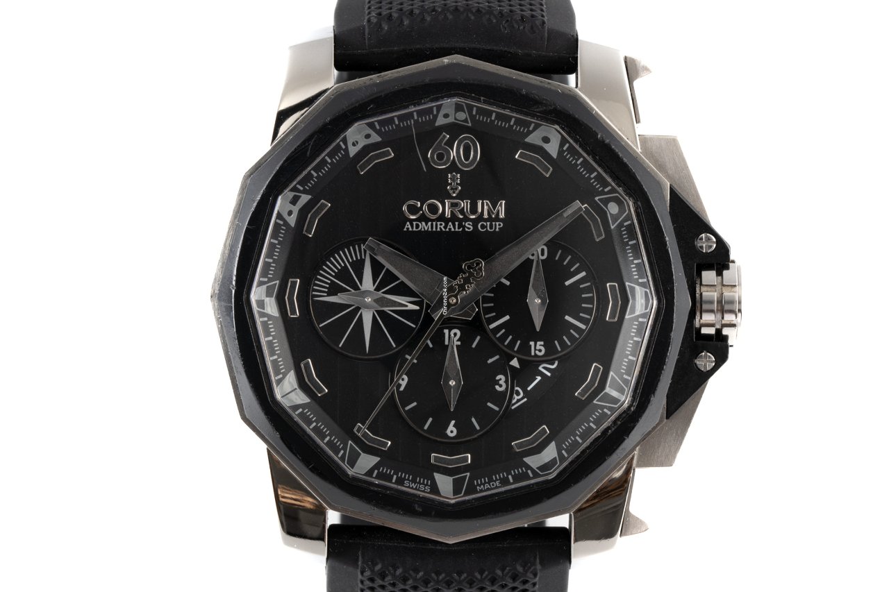 IMG_9081 Corum Admirals Cup Mens watch Unisex Automatic Titanium 01.0045 Replica 7