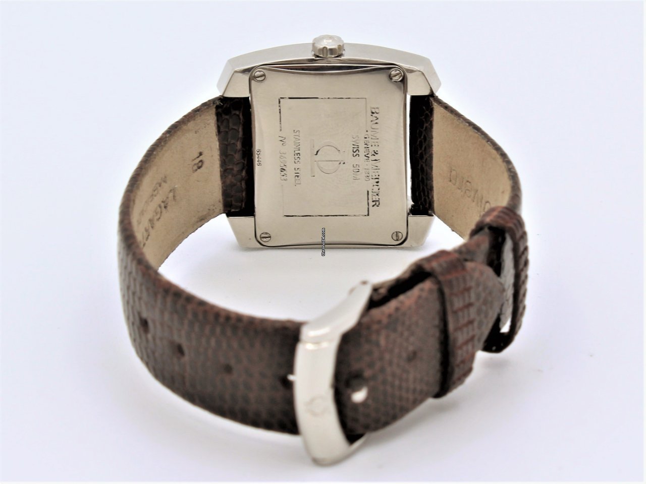 Baume & Mercier Hampton Mens watch Unisex Quartz Steel 65446 Replica 7