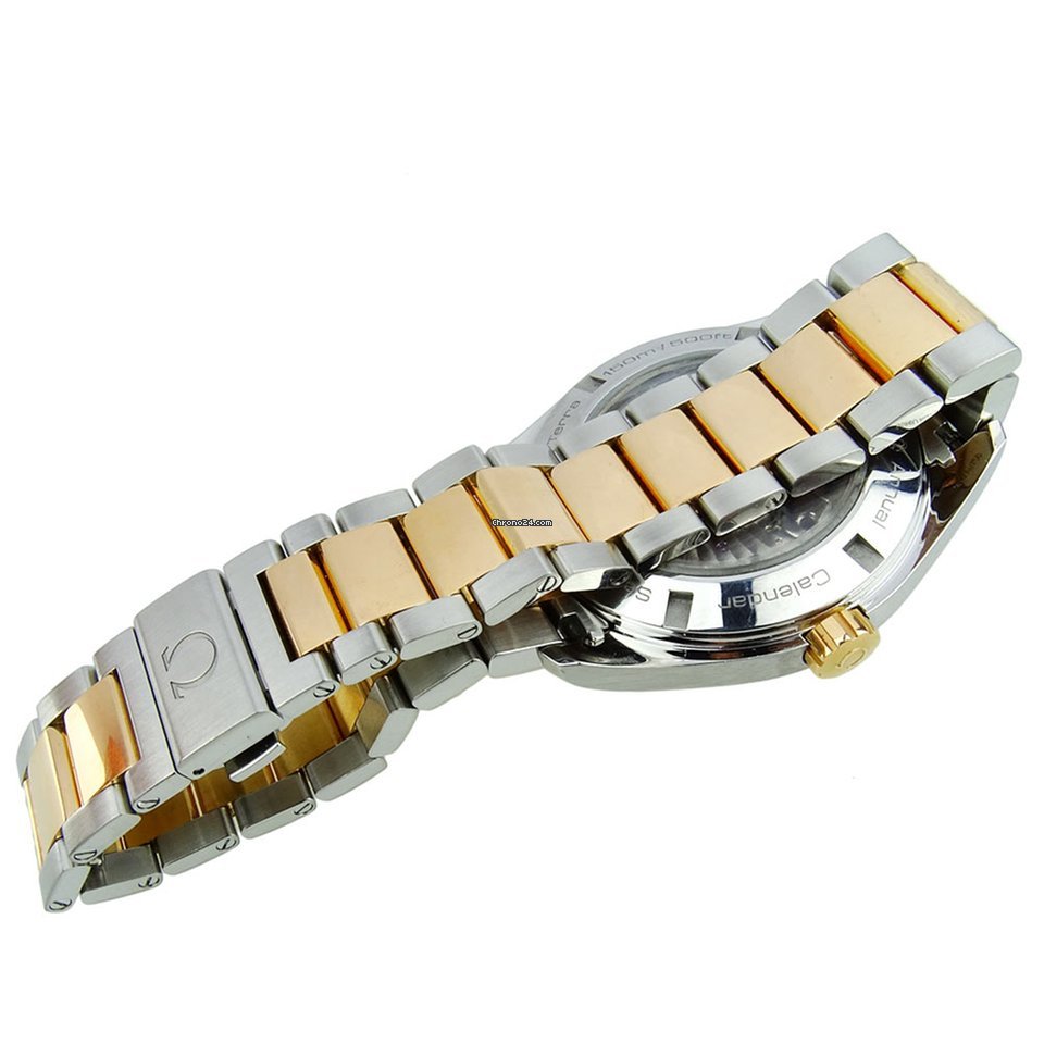 IMG_9081 Omega Seamaster Aqua Terra Mens watch Unisex Automatic Gold Steel 231.20.43.22.46.002 Replica 7