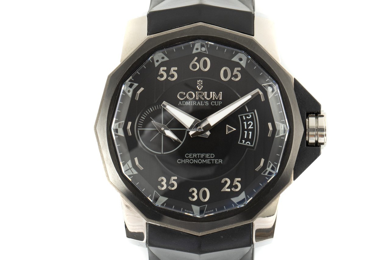 IMG_9081 Corum Admirals Cup Mens watch Unisex Automatic Titanium 01.0068 Replica 7