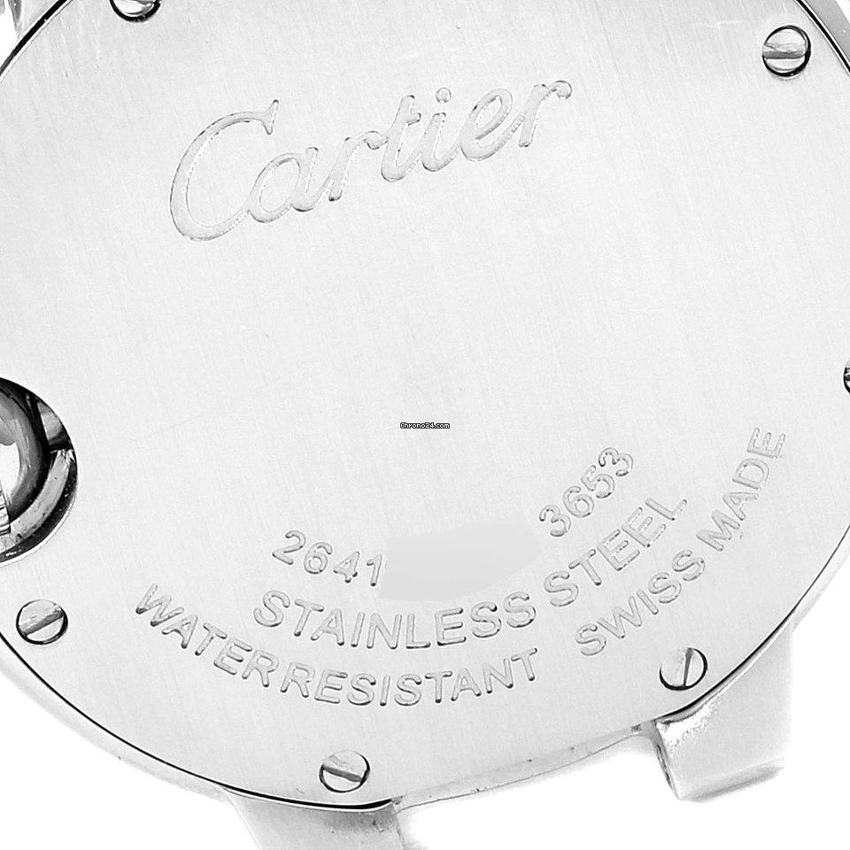 IMG_9081 Cartier Ballon Bleu 33mm Womens watch Quartz Steel WSBB0033 Replica 7