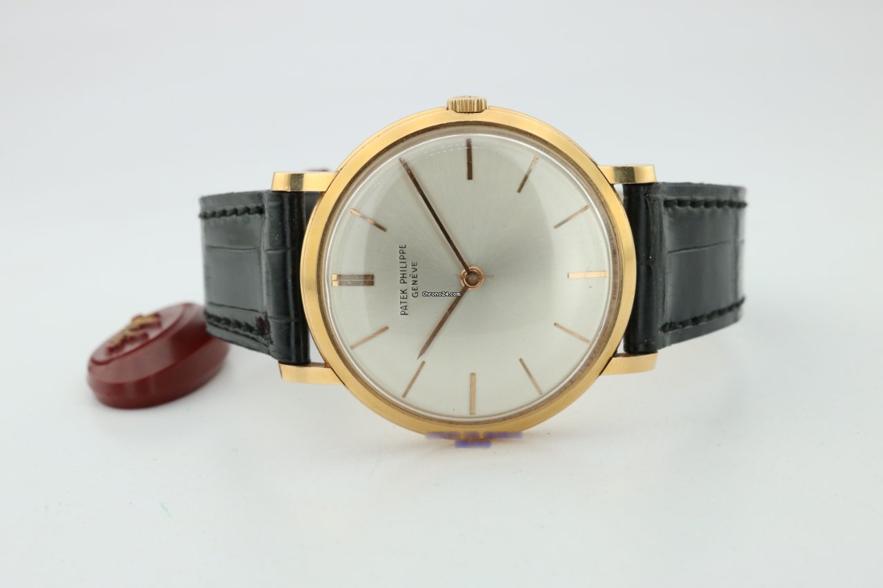 IMG_9081 Patek Philippe Calatrava Mens watch Unisex Manual winding Rose gold 3434 Replica 7