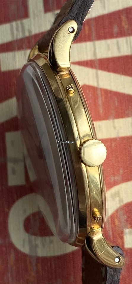 IMG_9081 Movado Mens watch Unisex Manual winding Yellow gold Movado Triple Calendar Replica 7