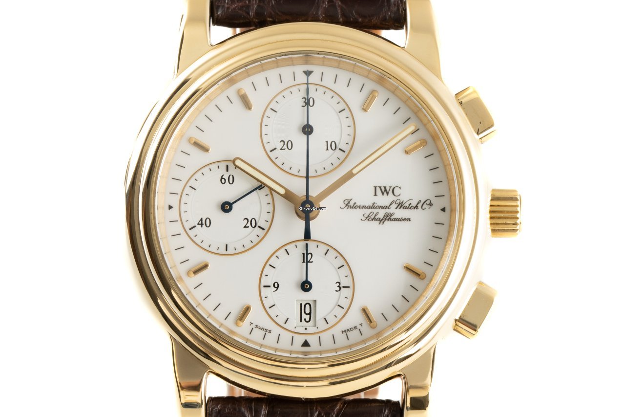 IMG_9081 IWC Mens watch Unisex Automatic Yellow gold 3703 Replica 7