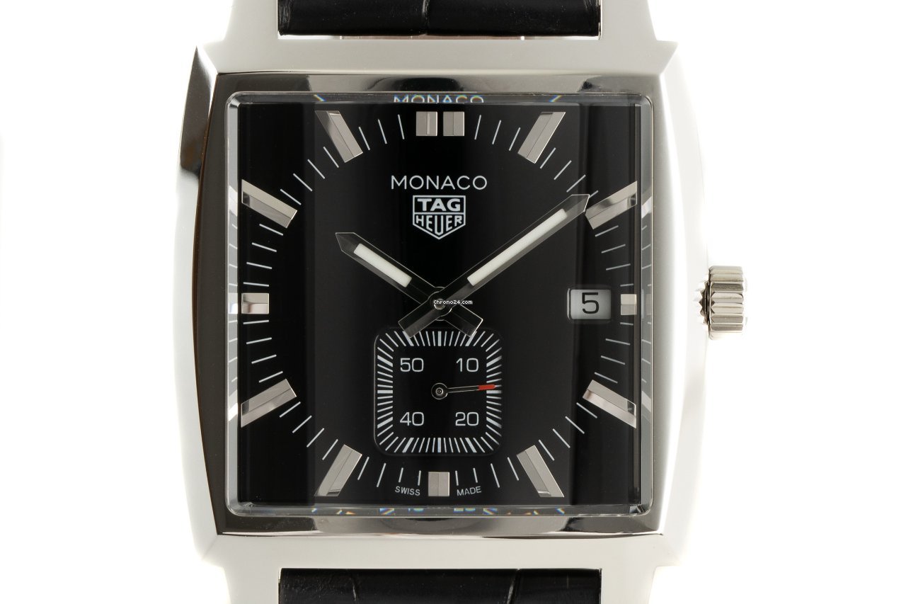 TAG Heuer Monaco Lady Mens watch Unisex Quartz Steel WAW131A Replica 7