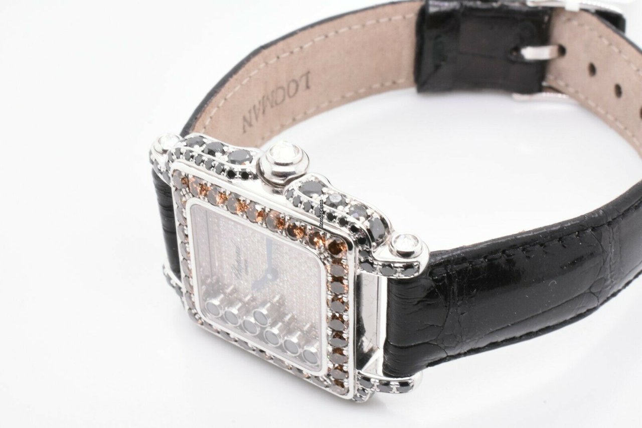 IMG_9081 Chopard Happy Sport Womens watch Quartz White gold 27 6730-415 Replica 7