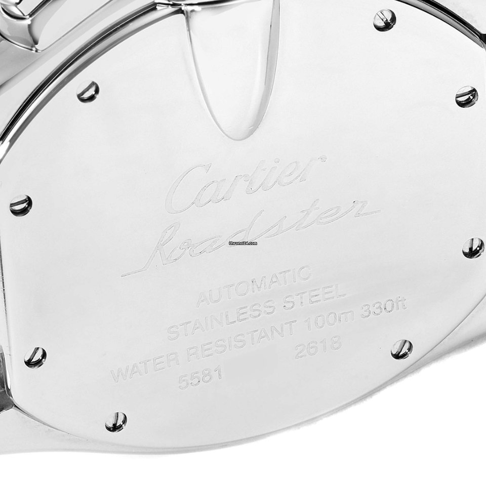 Cartier Roadster Mens watch Unisex Automatic Steel W62019X6 Replica 7