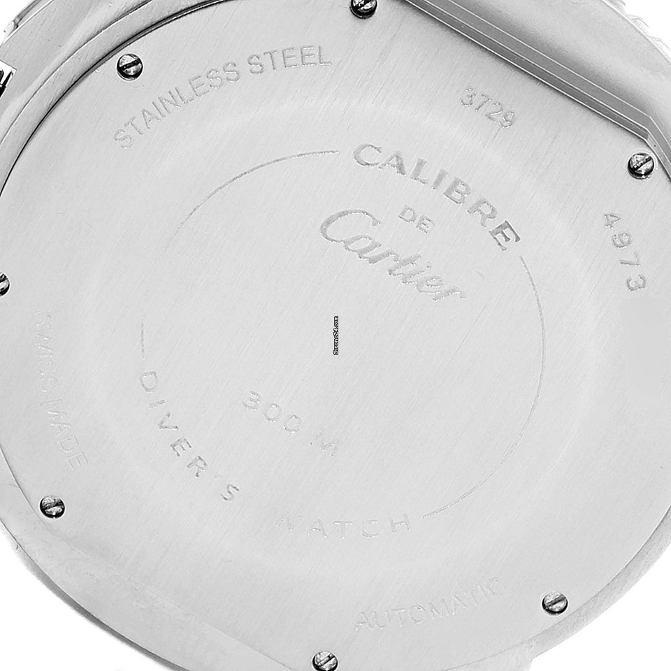 IMG_9081 Cartier Calibre de Cartier Diver Mens watch Unisex Automatic Steel WSCA0011 Replica 7