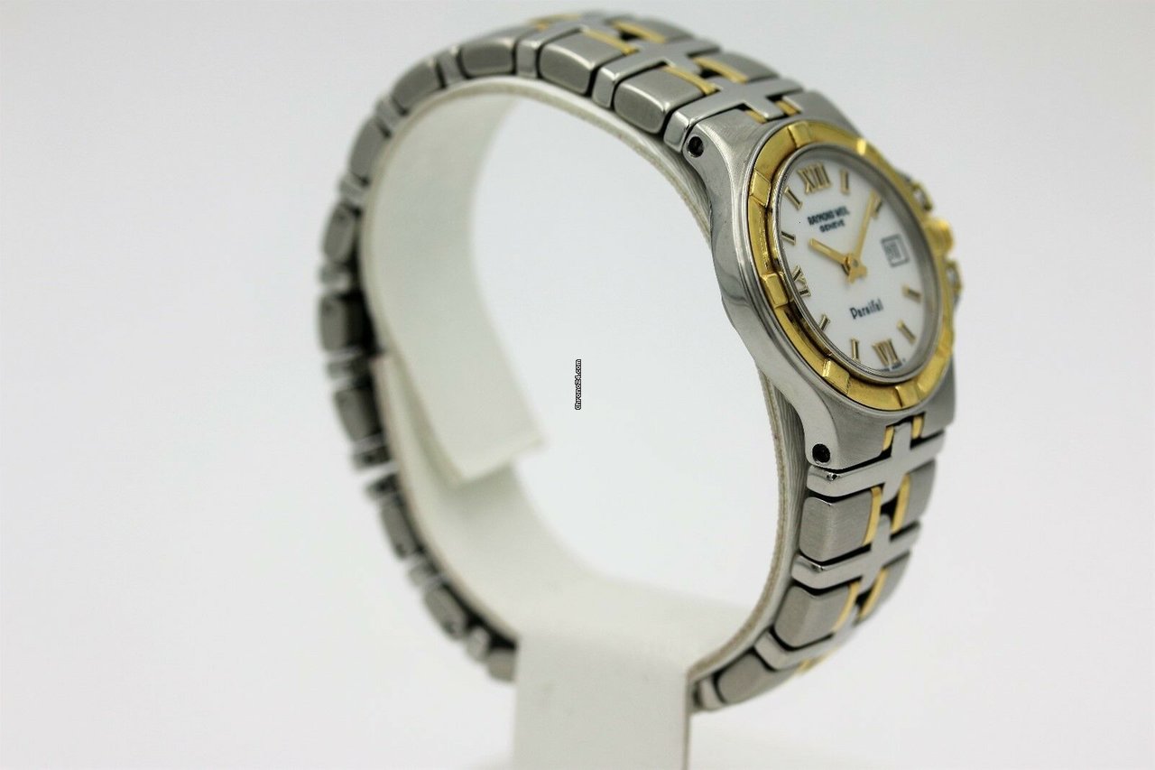 IMG_9081 Raymond Weil Parsifal Womens watch Quartz Gold Steel 9470 Replica 7