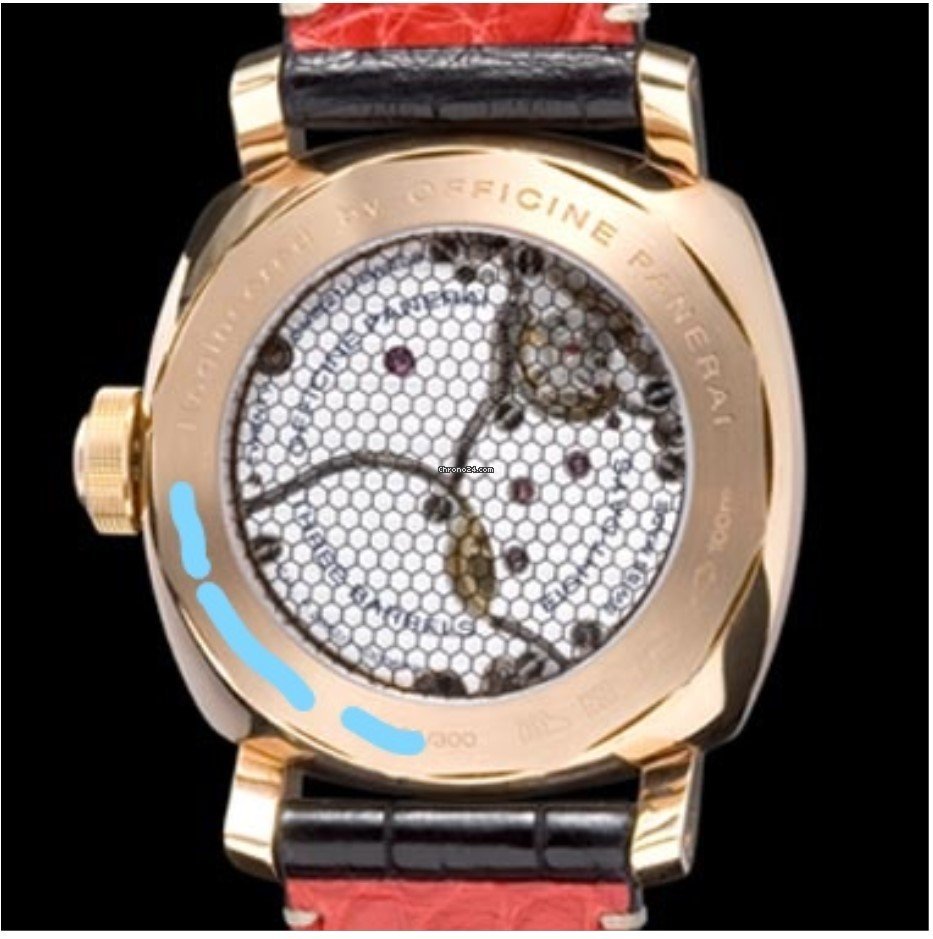 Panerai Ferrari Mens watch Unisex Manual winding Rose gold FER00007 Replica 7