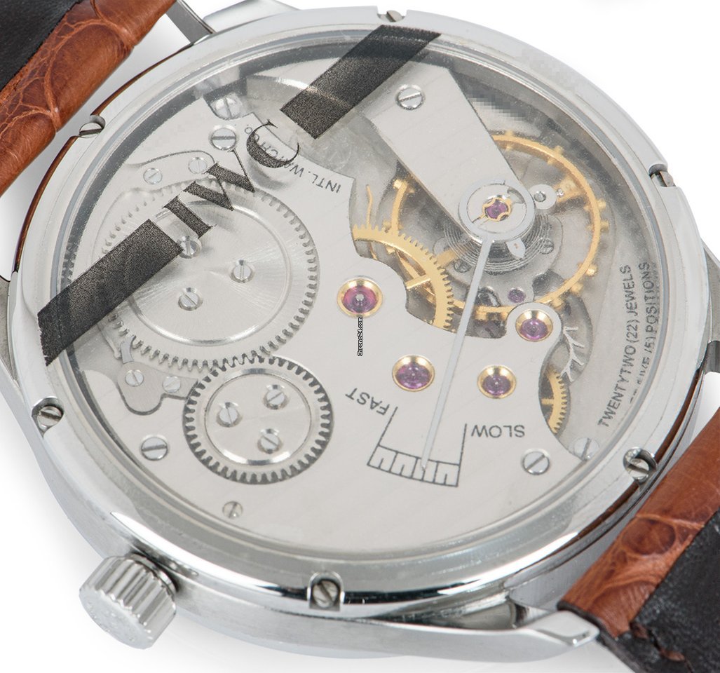 IMG_9081 IWC Portuguese Mens watch Unisex Manual winding Steel IW544401 Replica 7