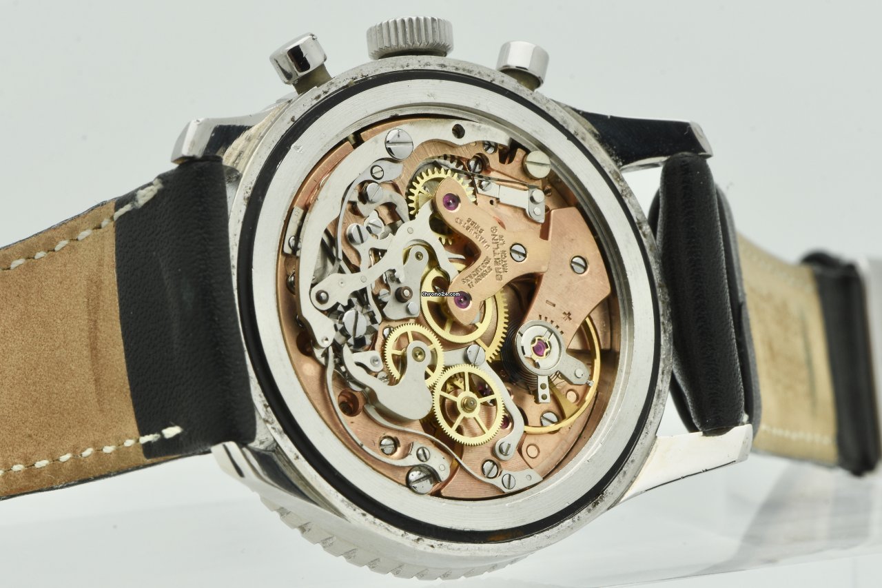 IMG_9081 Breitling Navitimer Cosmonaute Mens watch Unisex Manual winding Steel 809 Replica 7