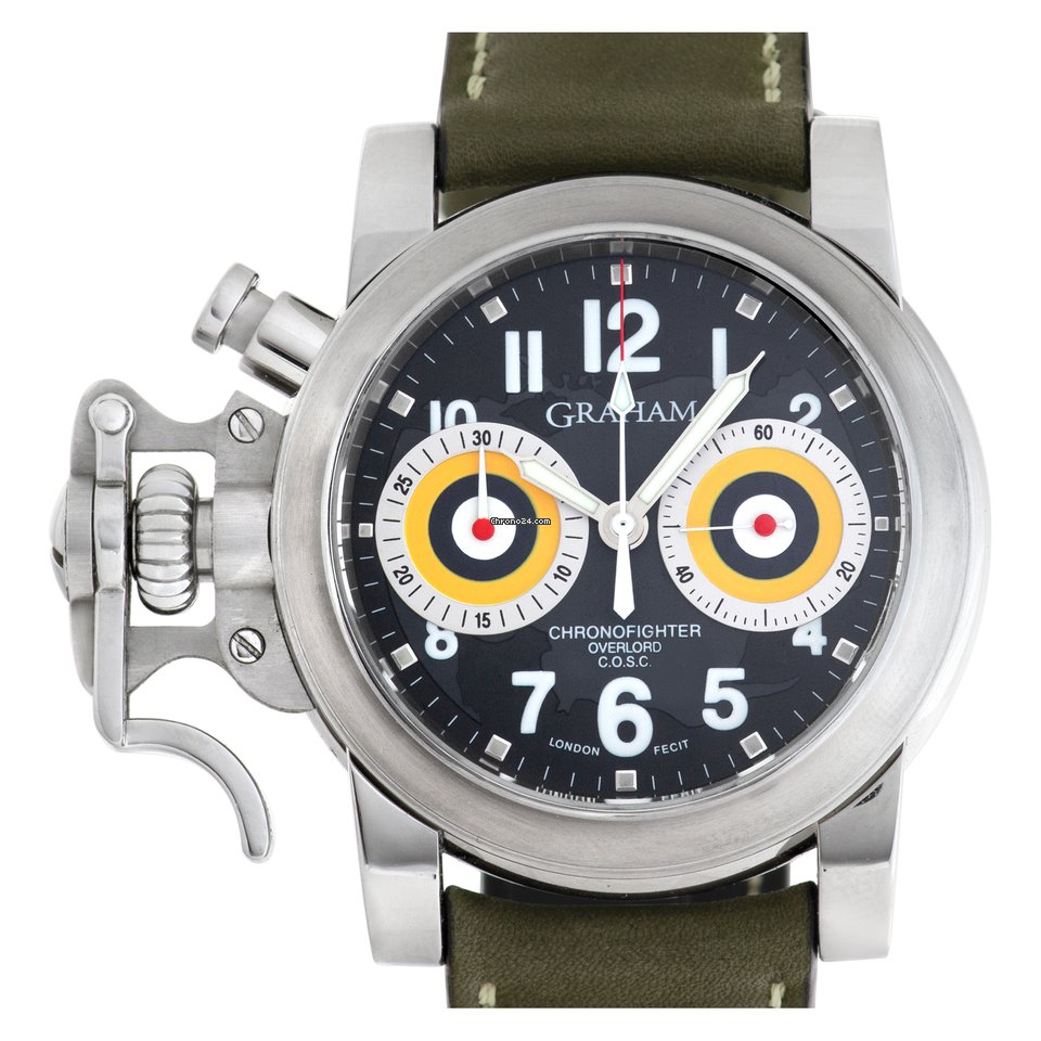Graham Chronofighter Mens watch Unisex Automatic Steel 2OVAS.B03A.K10B Replica 7