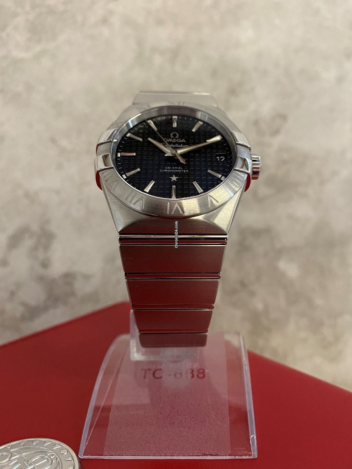 Omega Constellation Men Mens watch Unisex Automatic Steel 123.10.38.21.01.002 Replica 7