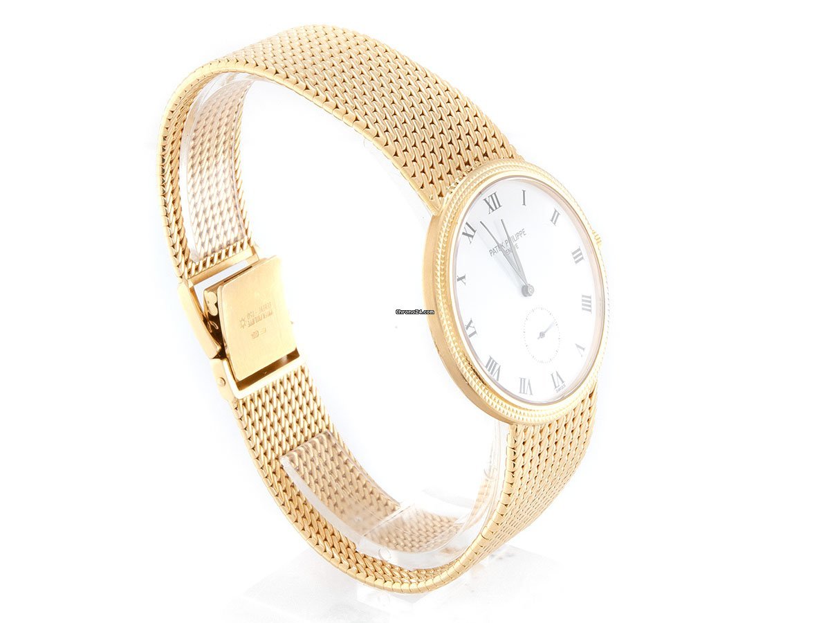 IMG_9081 Patek Philippe Calatrava Mens watch Unisex Manual winding Yellow gold 3919 005 Replica 7