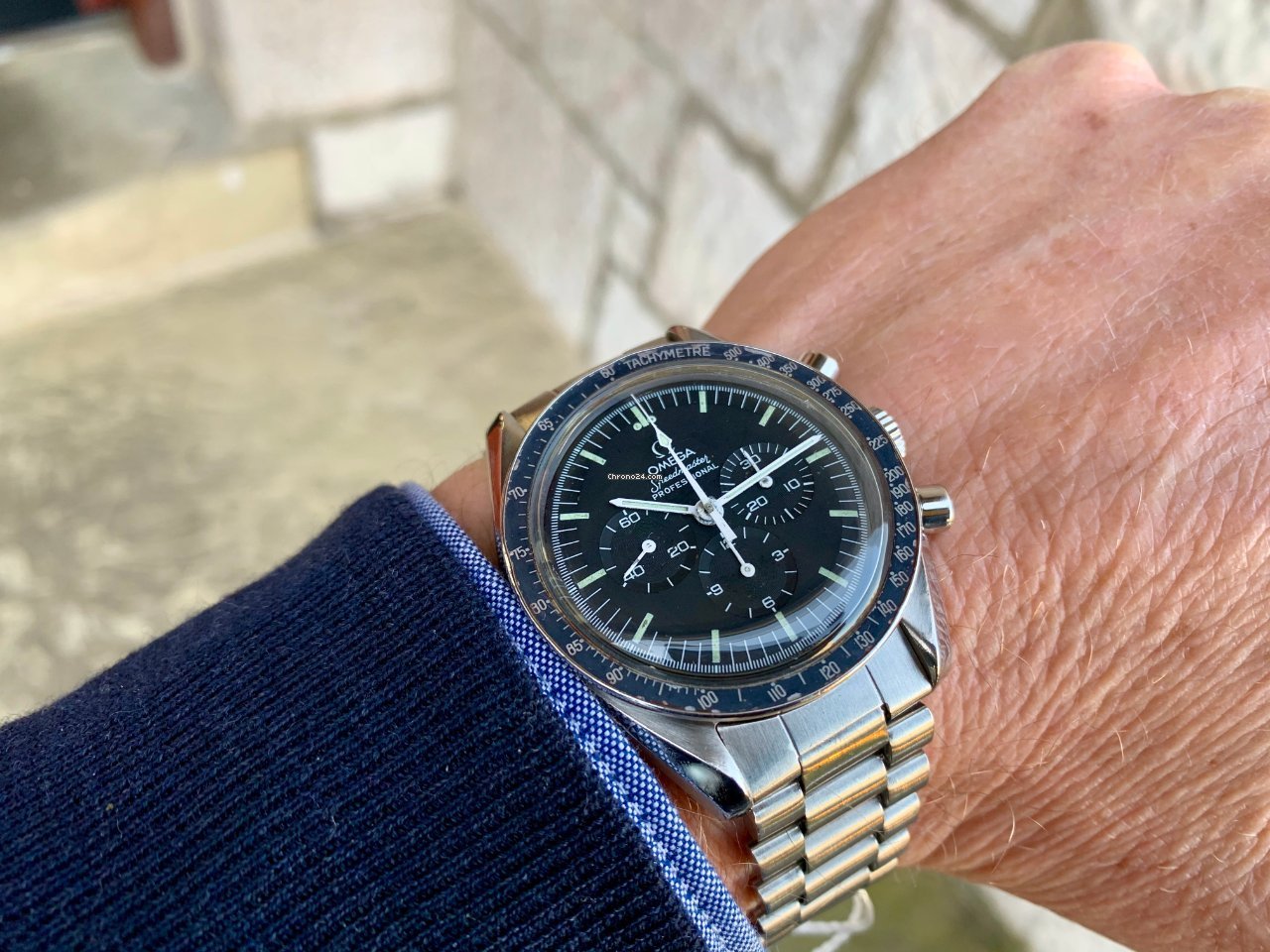 Omega Speedmaster Professional Moonwatch Mens watch Unisex Manual winding Steel 145.022-76 ST Replica 7