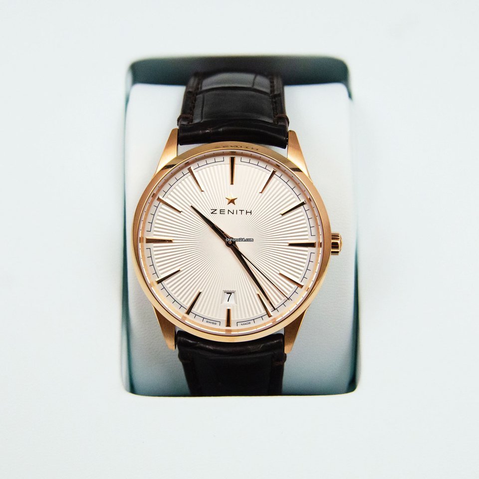 IMG_9081 Zenith Mens watch Unisex Automatic Rose gold 18.3100.670 01.C920 Replica 7