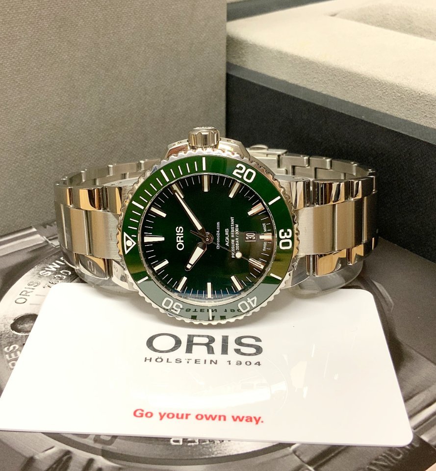 IMG_9081 Oris Aquis Date Mens watch Unisex Automatic Steel 01 733 7730 4157-07 8 24 05PEB Replica 7