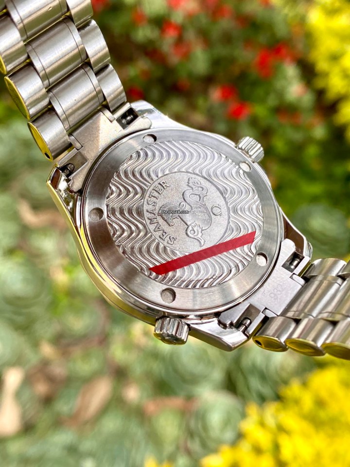 Omega Seamaster Diver 300 M Mens watch Unisex Quartz Steel 196.1641 Replica 7